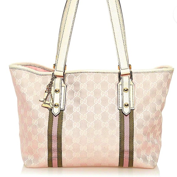 GUCCI SCARLETT CLOTH HANDBAG-VINTAGE